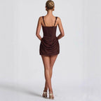 mouwloze bodycon corsetjurk
